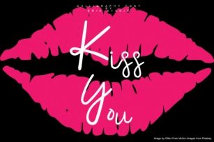 Kiss You Font Download