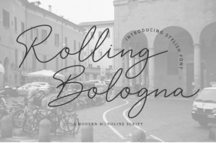 Rolling Bologna Font Download