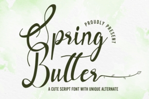 Spring Butter Font Download