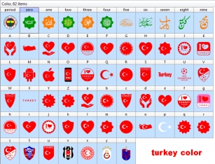 Font turkey color Font Download