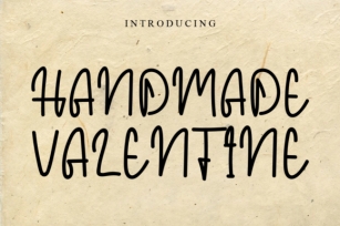 Handmade Valentine Font Download