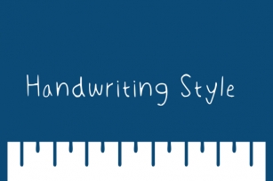 Handwriting Style Font Download