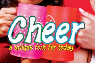 Cheer Font Download