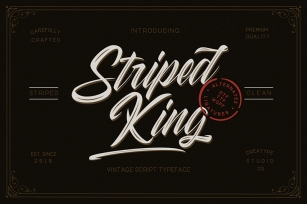 Striped King Clea Font Download