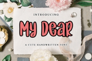 My Dear Font Download
