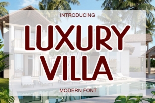 Luxury Villa Font Download