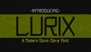 Lurix Font Download