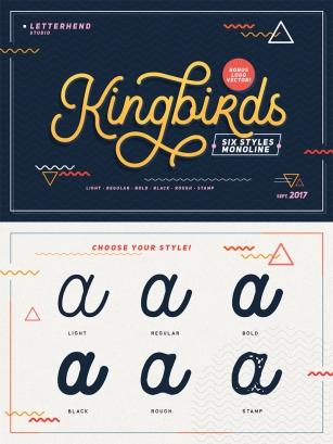 Kingbirds Regular DEMO Font Download