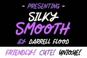 Silky Smooth Font Download