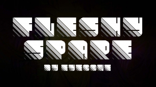 Fleshy Spare Font Download