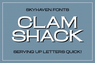 Clam Shack Font Download