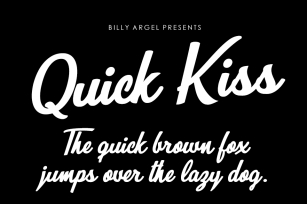 Quick Kiss Font Download