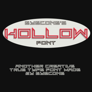 EC_Hollow Font Download