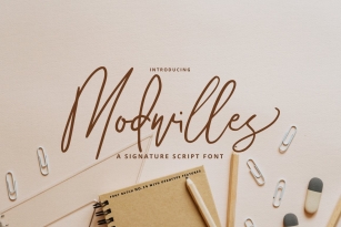 Modwilles Signature Font Download