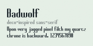 Badwolf Font Download