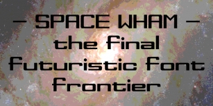 Space Wham Font Download