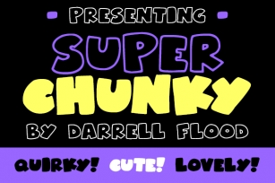 Superchunky Font Download