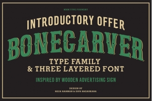 BONECARVER Font Download