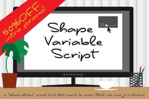 Shape Variable Script Font Download