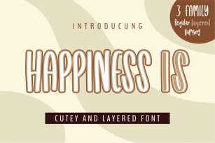 Happiness Is Font Download