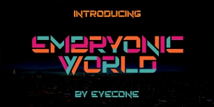 Embryonic World Font Download