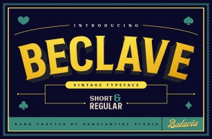 Beclave Bold Font Download