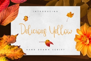 Delicious Yellow Font Download