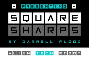 Squaresharps Font Download