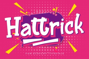 Hattrick Fun Children Typeface Font Download