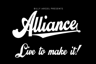 Alliance Font Download