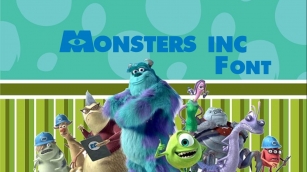 Monsters Inc Font Download