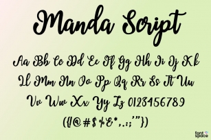 Manda Scrip Font Download