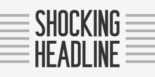 Shocking Headline Font Download