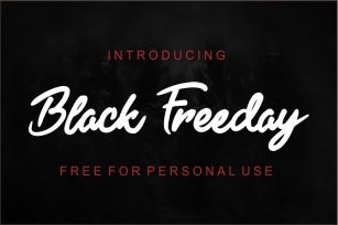 Black Freeday Font Download