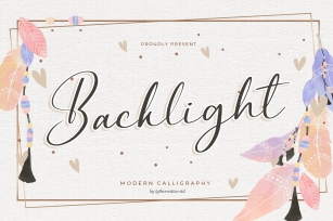 Backlight Modern Calligraphy Font Download
