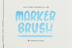 Marker Brush Font Download