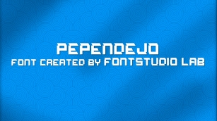 PePendej Font Download