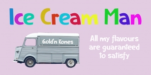 Ice Cream Man DEMO Font Download