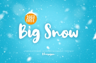 Big Snow Font Download