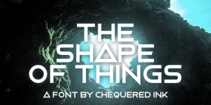 The Shape Of Things Font Download