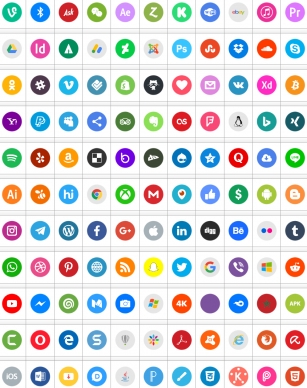 Icons Social Media 4 Font Download