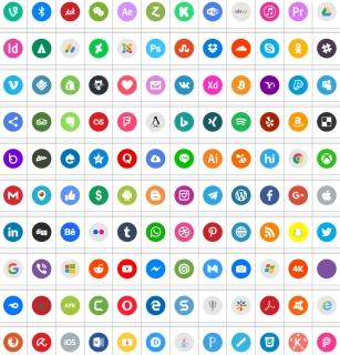 Type Icons Color 2019 Font Download