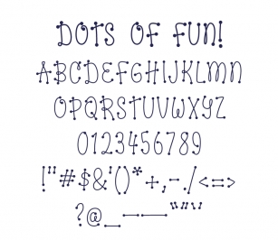 Dots of Fun Caps Font Download