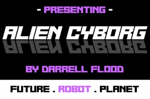 Alien Cyborg Font Download