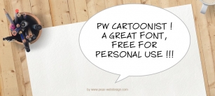 PW Cartoonis Font Download