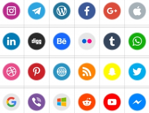 Icons Social Media 11 Font Download