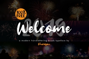 Welcome 2019 Font Download