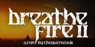 Breathe Fire II Font Download