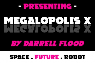 Megalopolis X Font Download