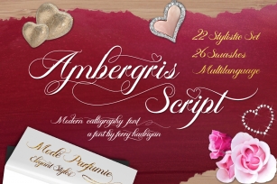 Ambergris Scrip Font Download
